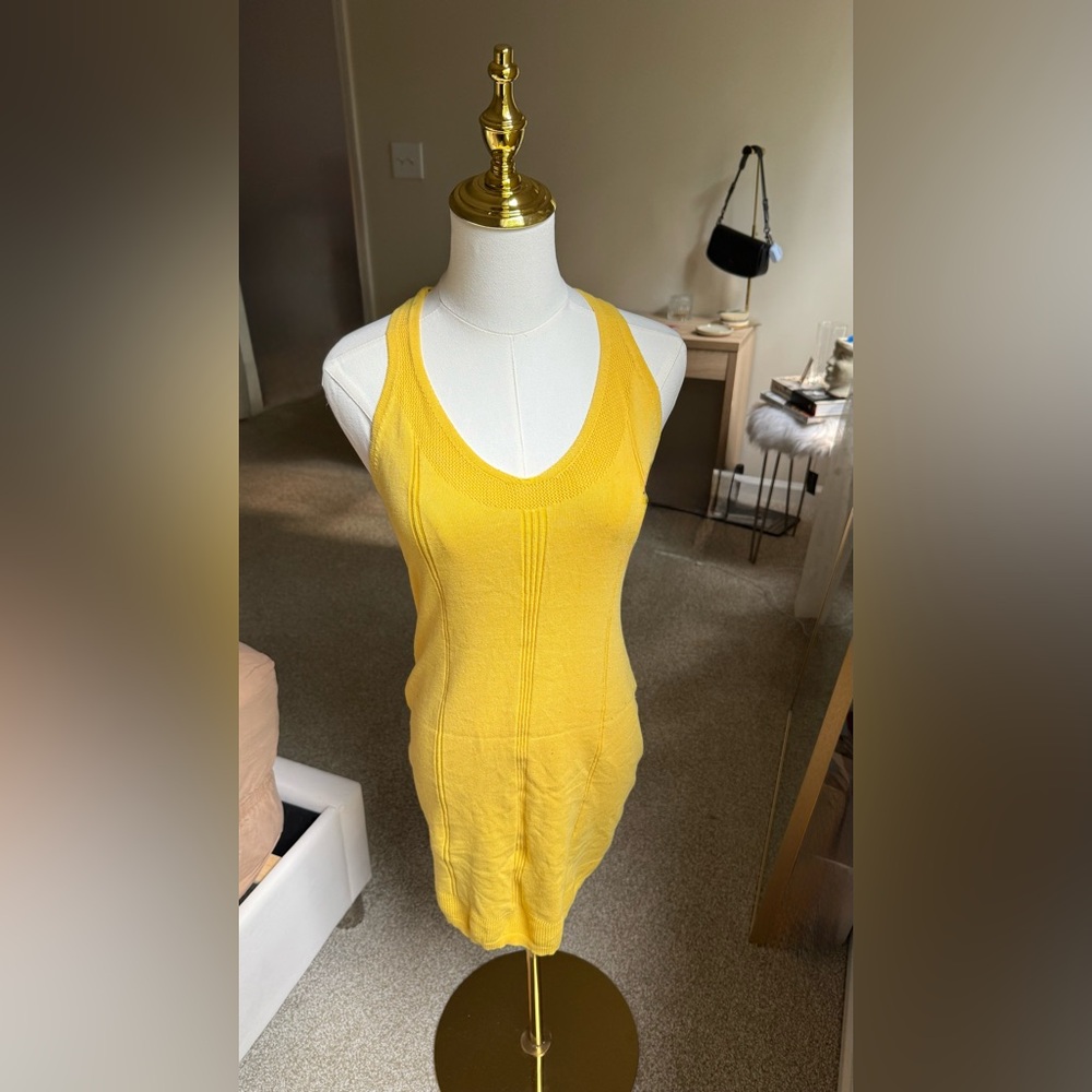 Sunny Yellow Sleeveless Dress
